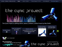 Tablet Screenshot of cynicmusic.com